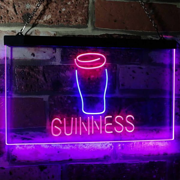 Guinness Glass Neon-Like LED Sign